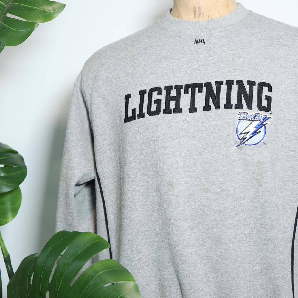 Lee Men's Grey and Black Sweatshirt